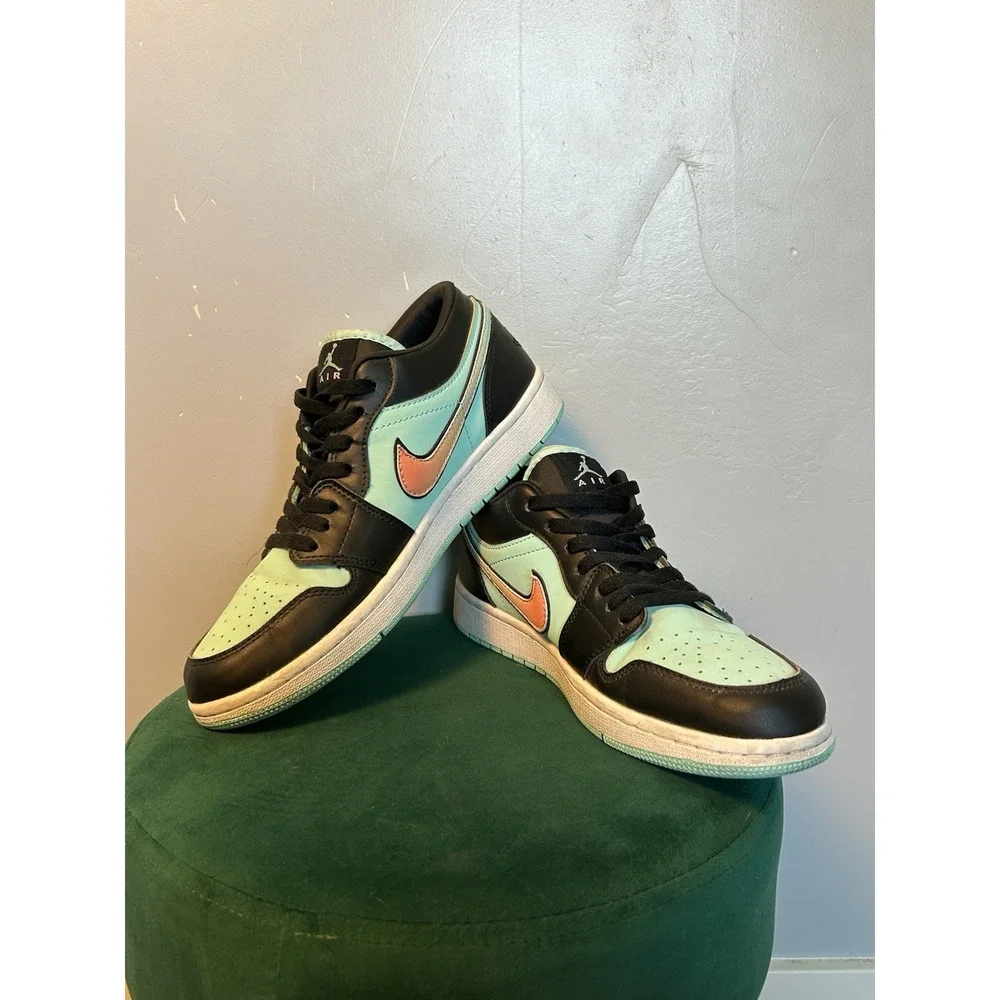 Air Jordan 1 Low SE Men's Size 9.5 Tropical Twist/Tropical Twist CK3022-301 Good